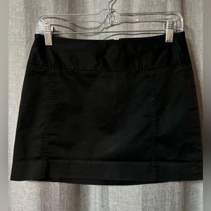 Black mini skirt from EXPRESS, size 0